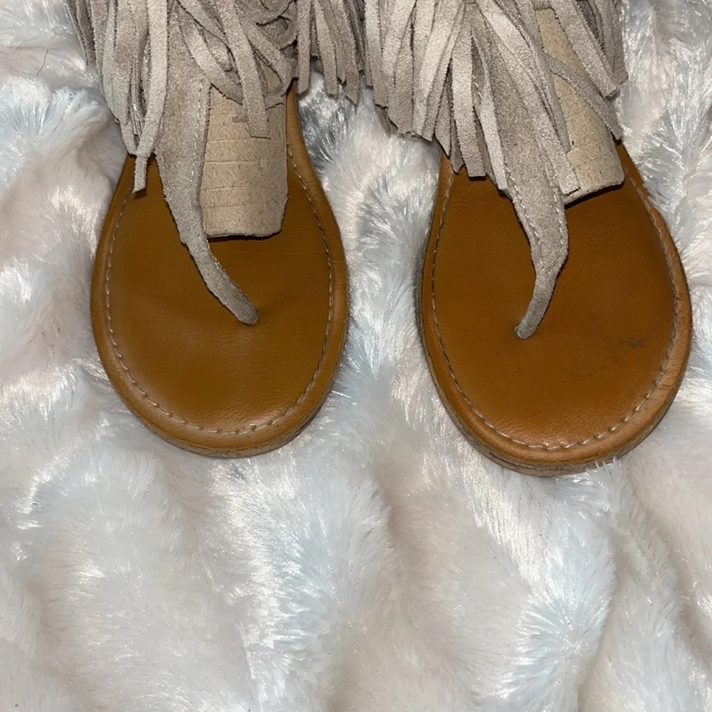Not Rated Fringe Sandals